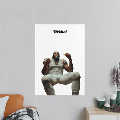 TÄKKEL Poster – Football Player Power Design