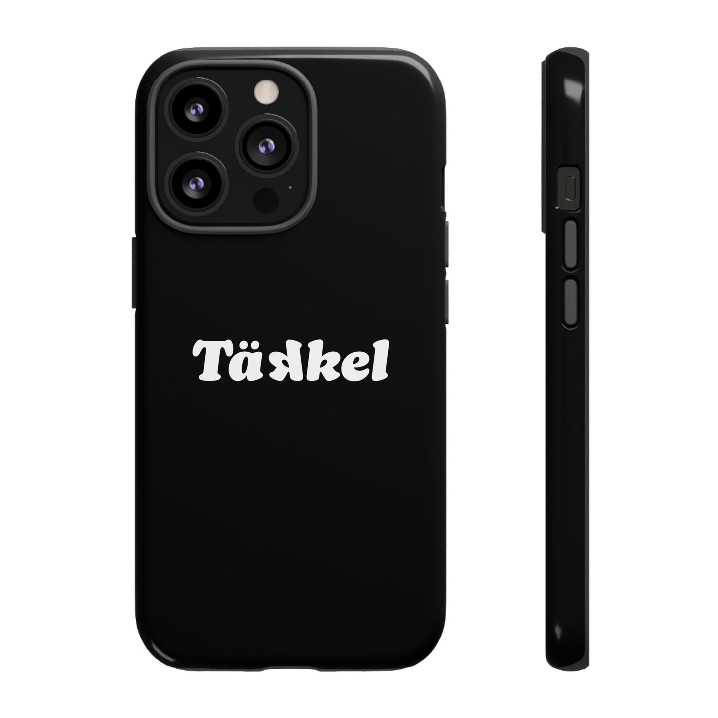 TÄKKEL Classic Hard Case Schwarz iPhone