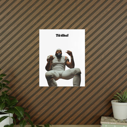 TÄKKEL Poster – Football Player Power Design