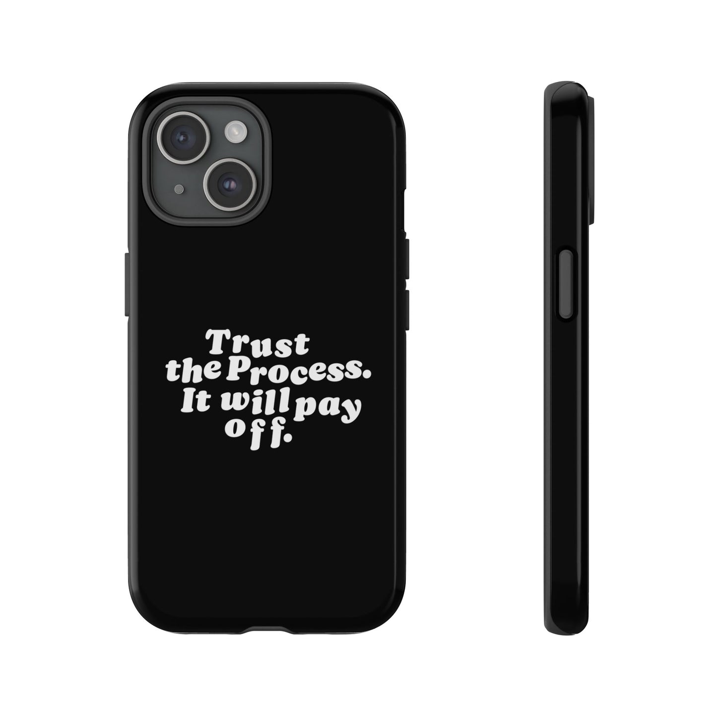 Trust harder Hard Case Schwarz iPhone