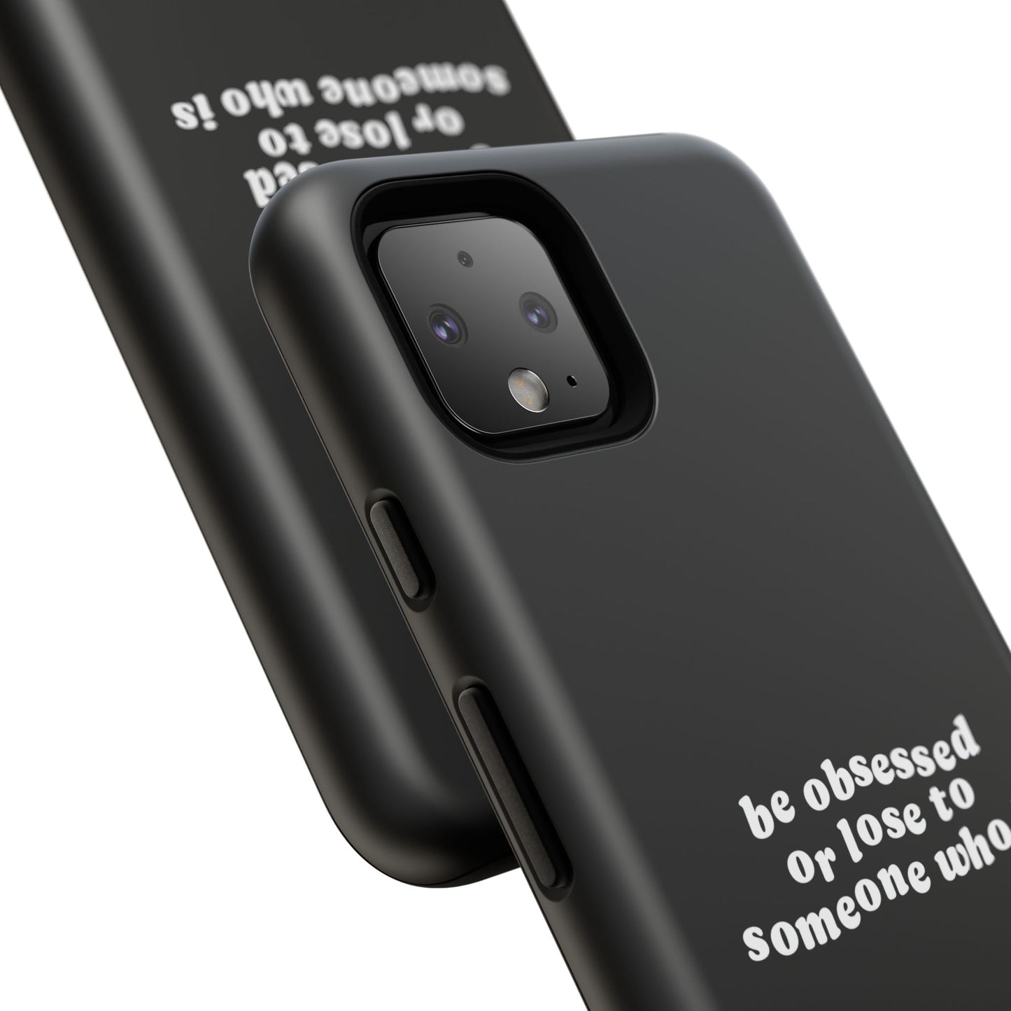 Too Obsessed Hard Case Schwarz Google Pixel