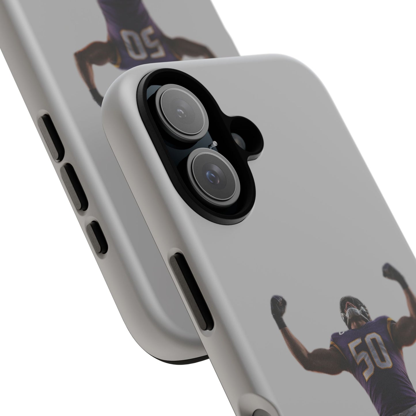 Never Enough Hard Case Grau iPhone