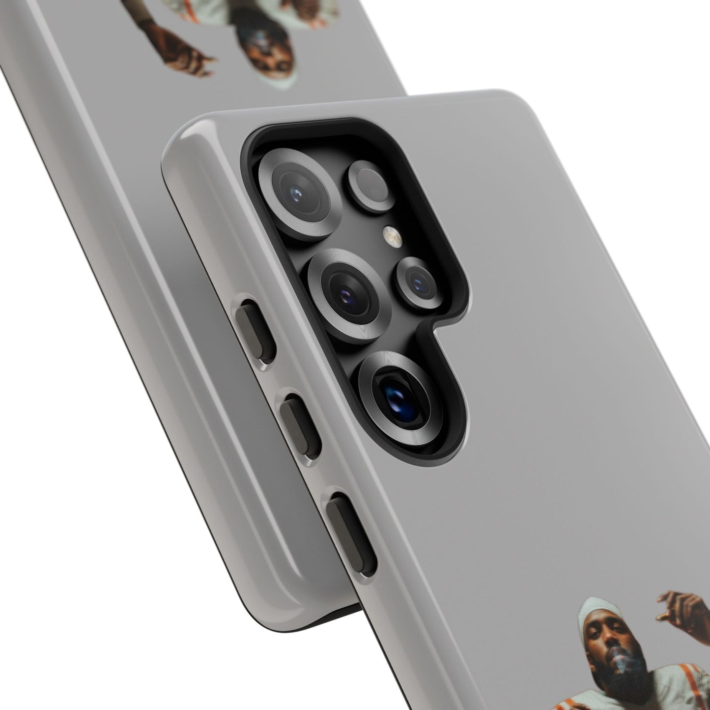 Who´s gonna smoke Hard Case Grau Samsung