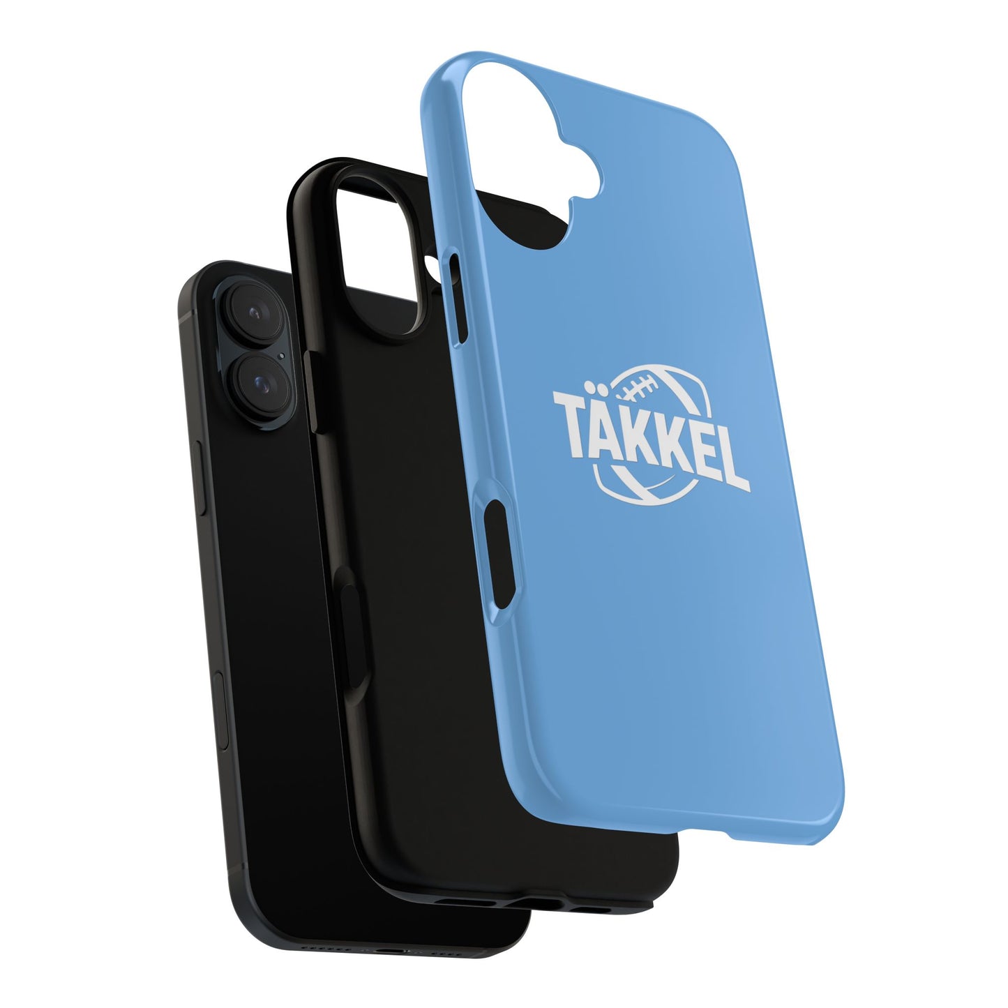 TÄKKEL FOOTBALL Hard Case Babyblau iPhone