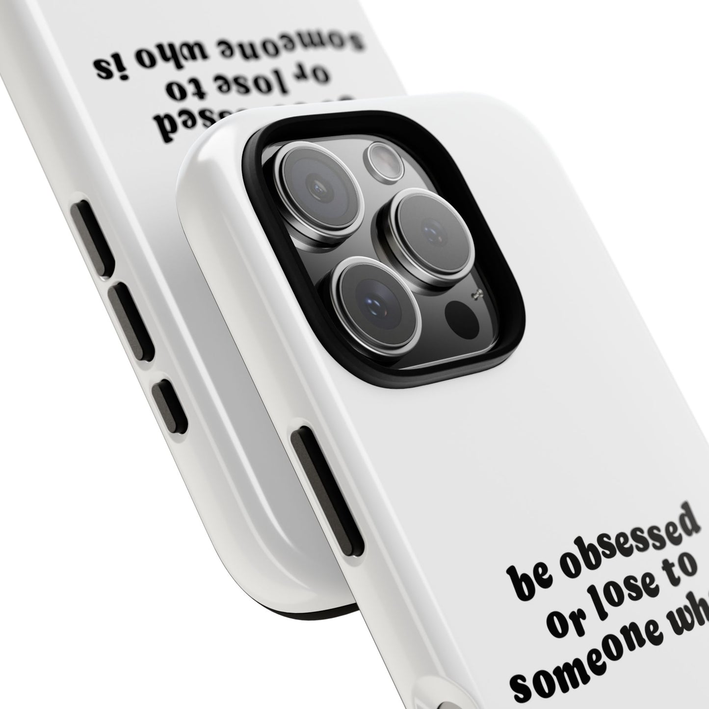 Be Obsessed Hard Case Weiß iPhone