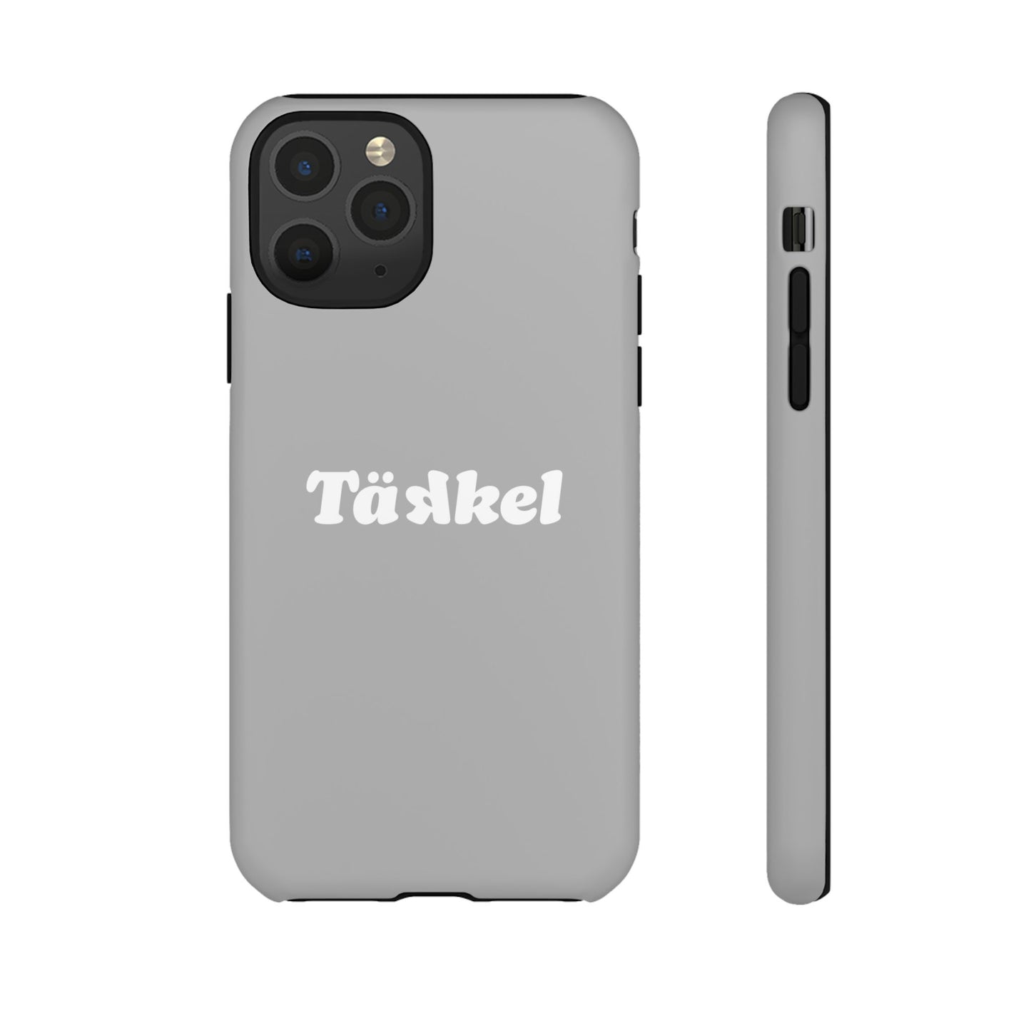 TÄKKEL Classic Hard Case Grau iPhone