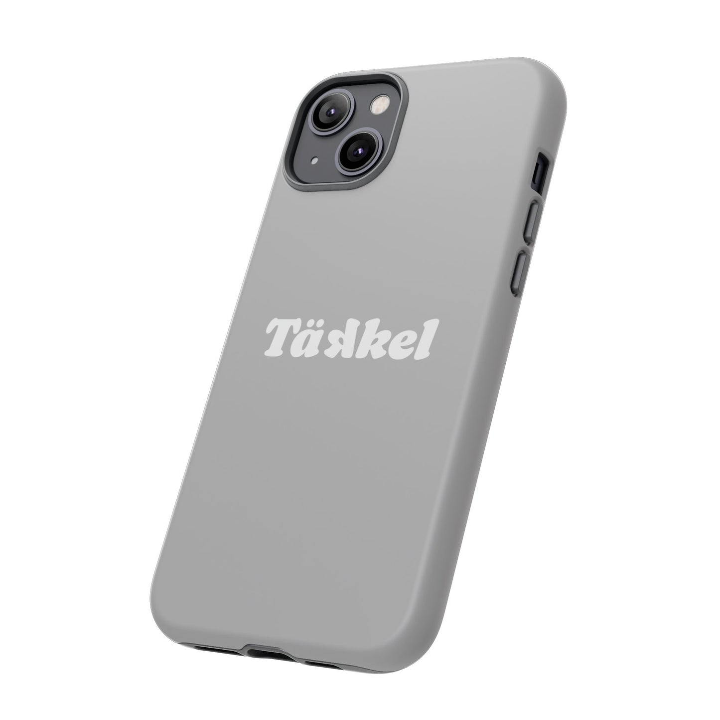 TÄKKEL Classic Hard Case Grau iPhone