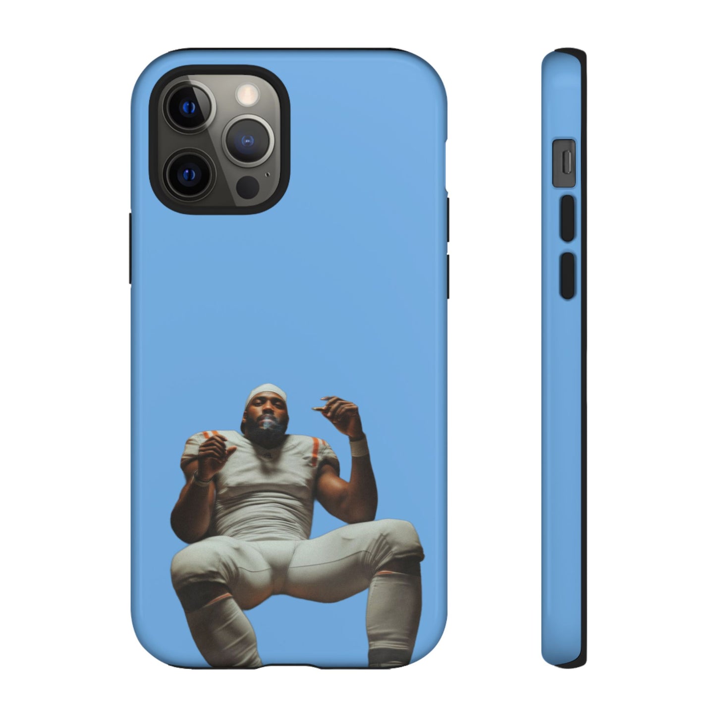 Who´s gonna smoke Hard Case Babyblau iPhone