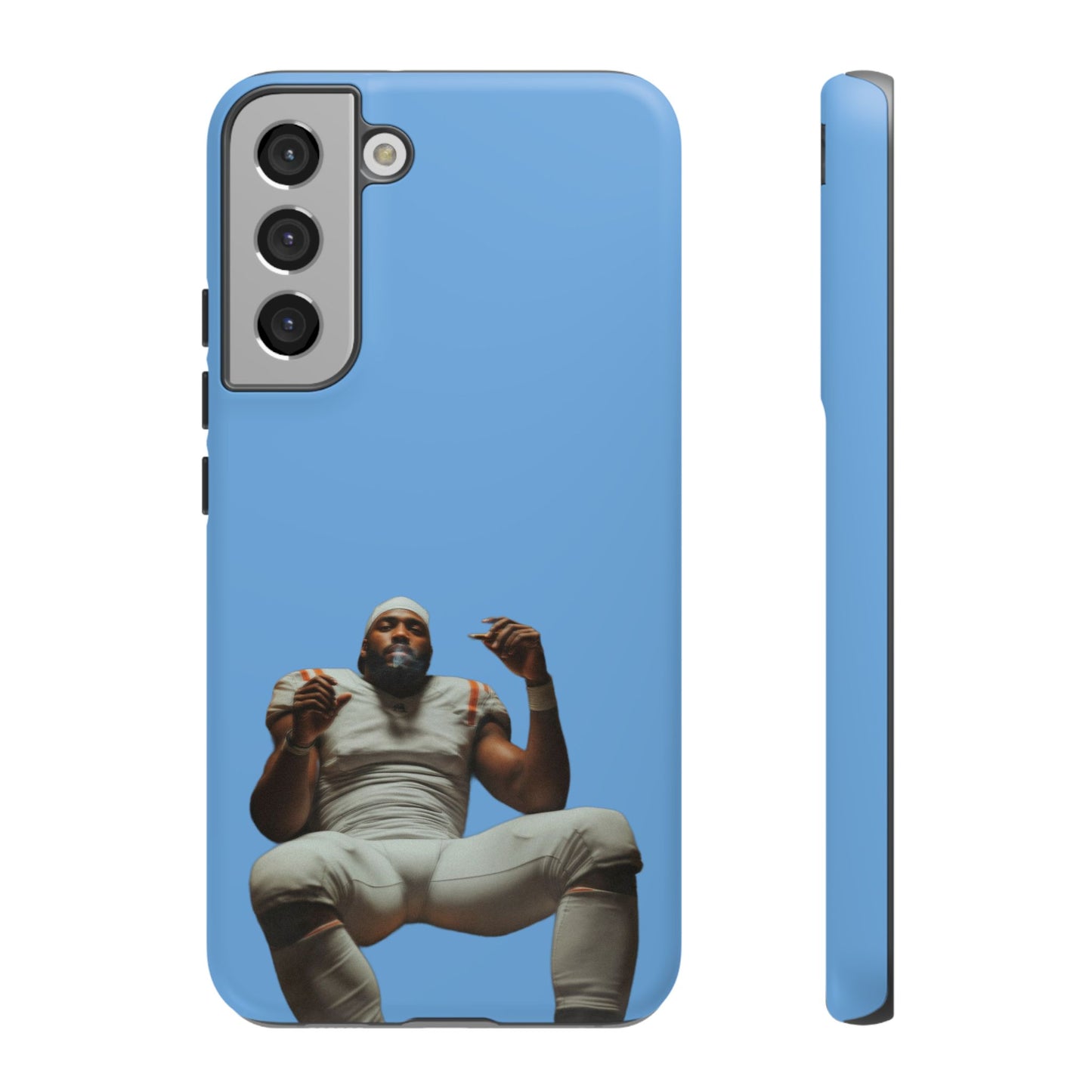 Who´s gonna smoke Hard Case Babyblau Samsung