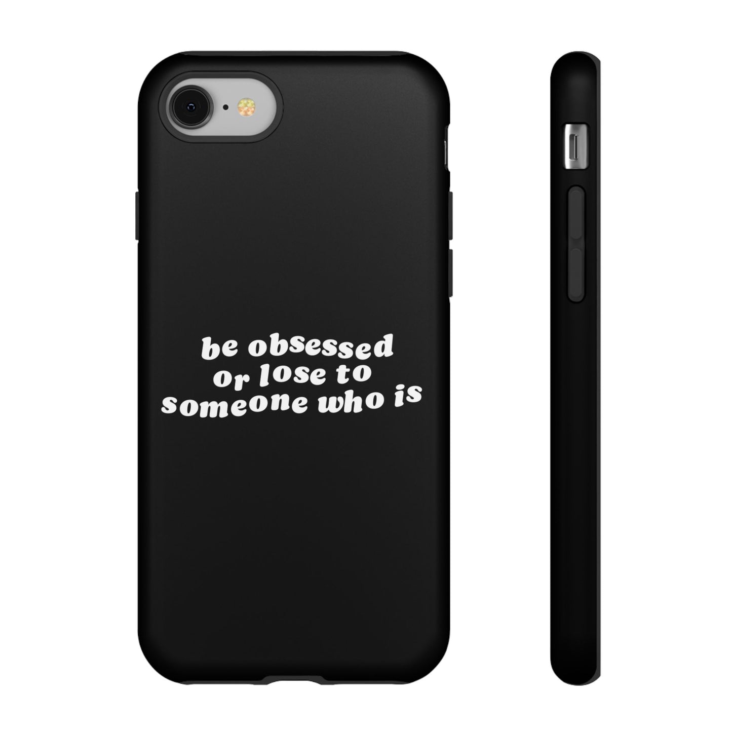 Be Obsessed Hard Case Schwarz iPhone