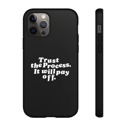 Trust harder Hard Case Schwarz iPhone