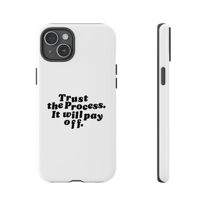 Trust harder Hard Case Weiß iPhone