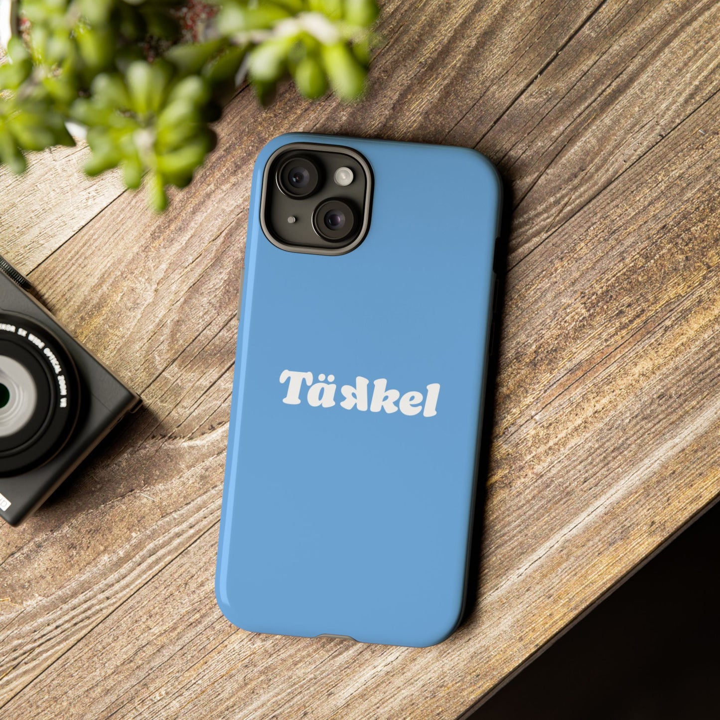 TÄKKEL Classic Hard Case Babyblau iPhone