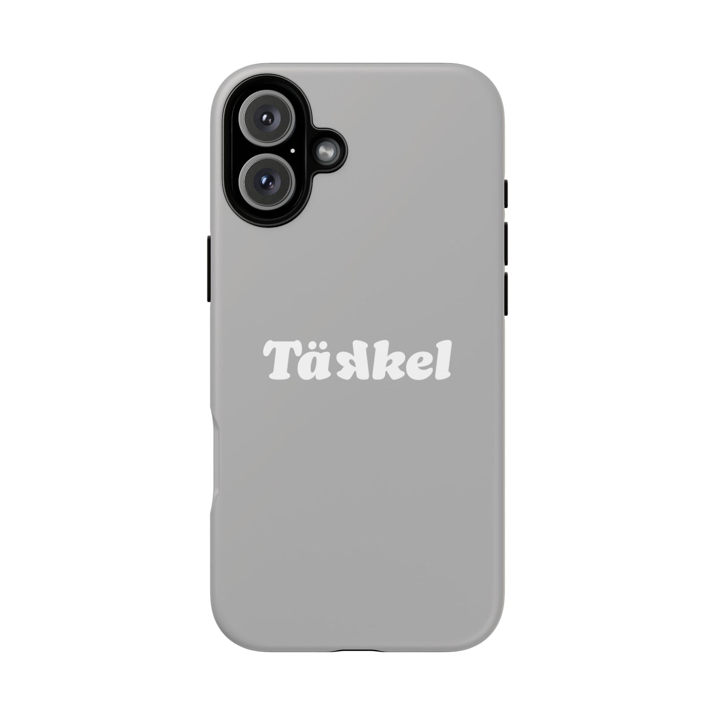TÄKKEL Classic Hard Case Grau iPhone
