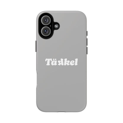 TÄKKEL Classic Hard Case Grau iPhone