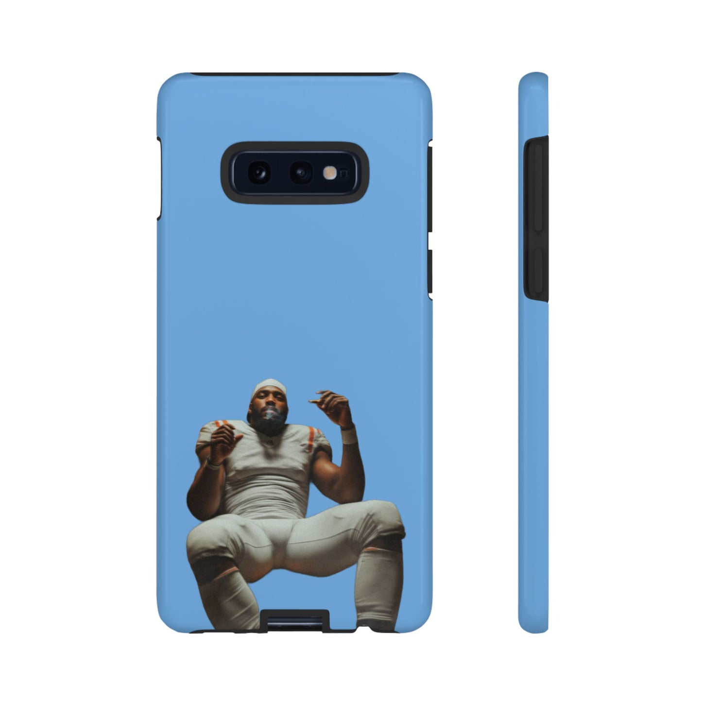 Who´s gonna smoke Hard Case Babyblau Samsung