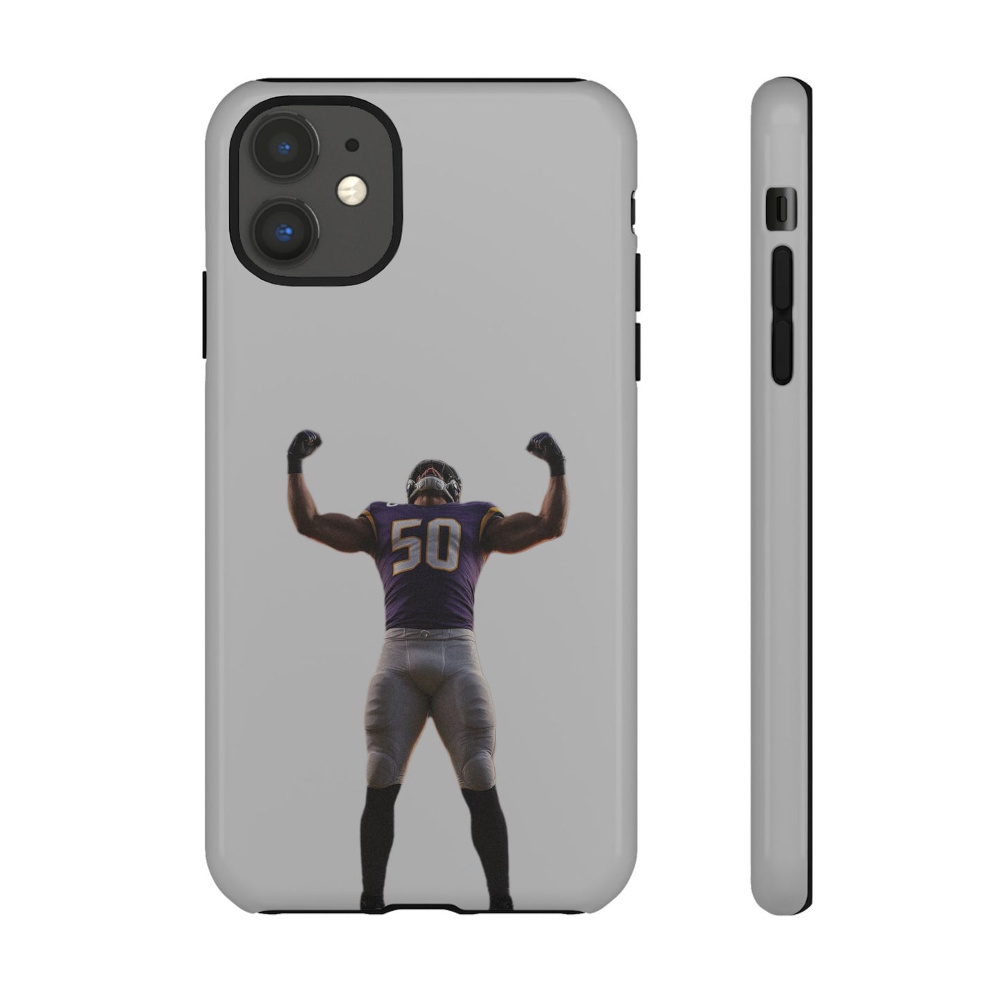 Never Enough Hard Case Grau iPhone