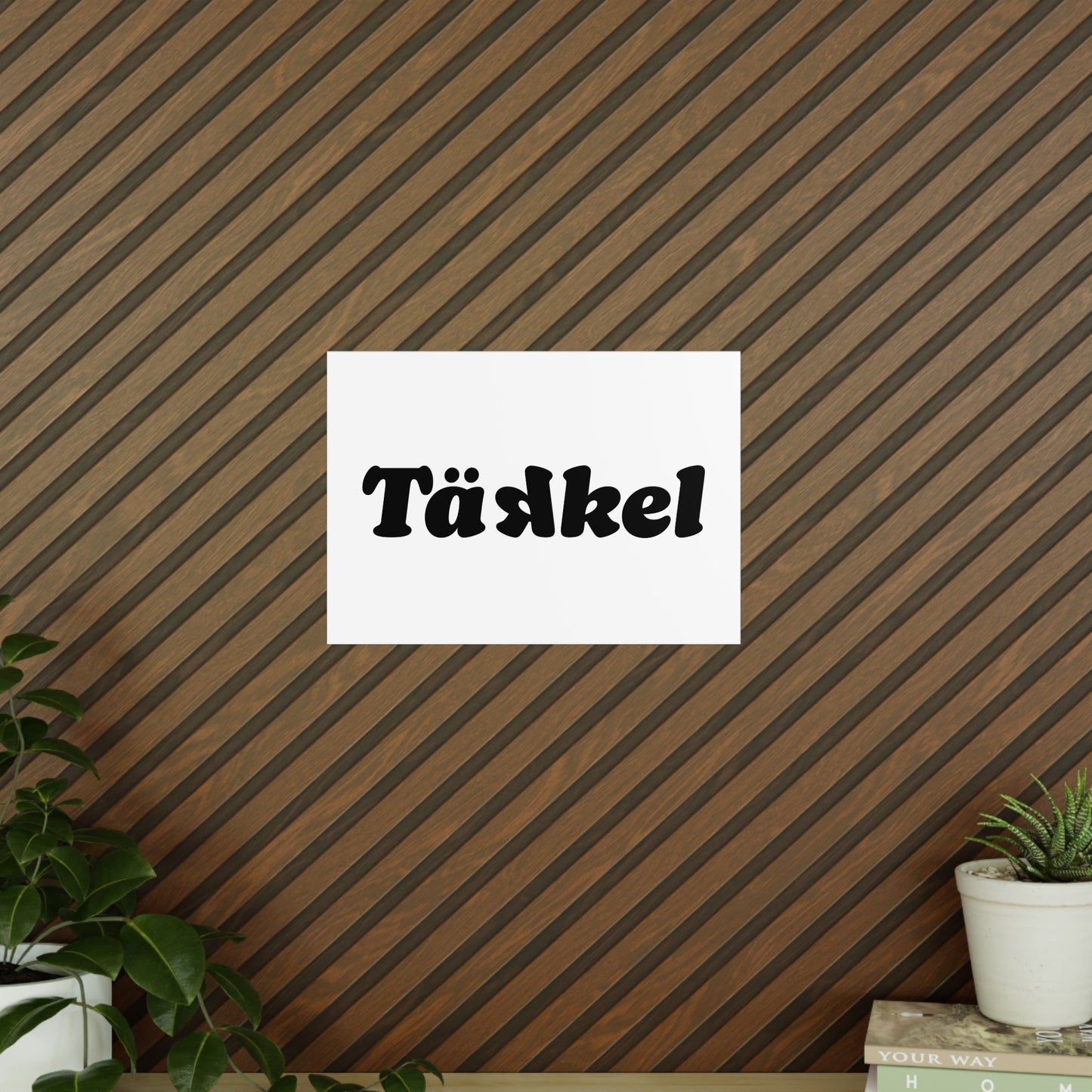 TÄKKEL Poster – Bold Football Statement Design