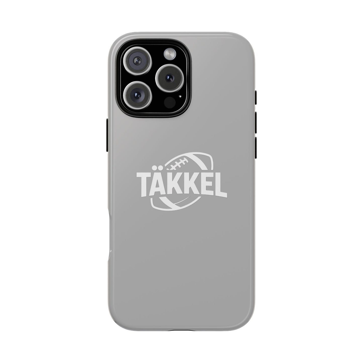 TÄKKEL FOOTBALL Hard Case Grau iPhone