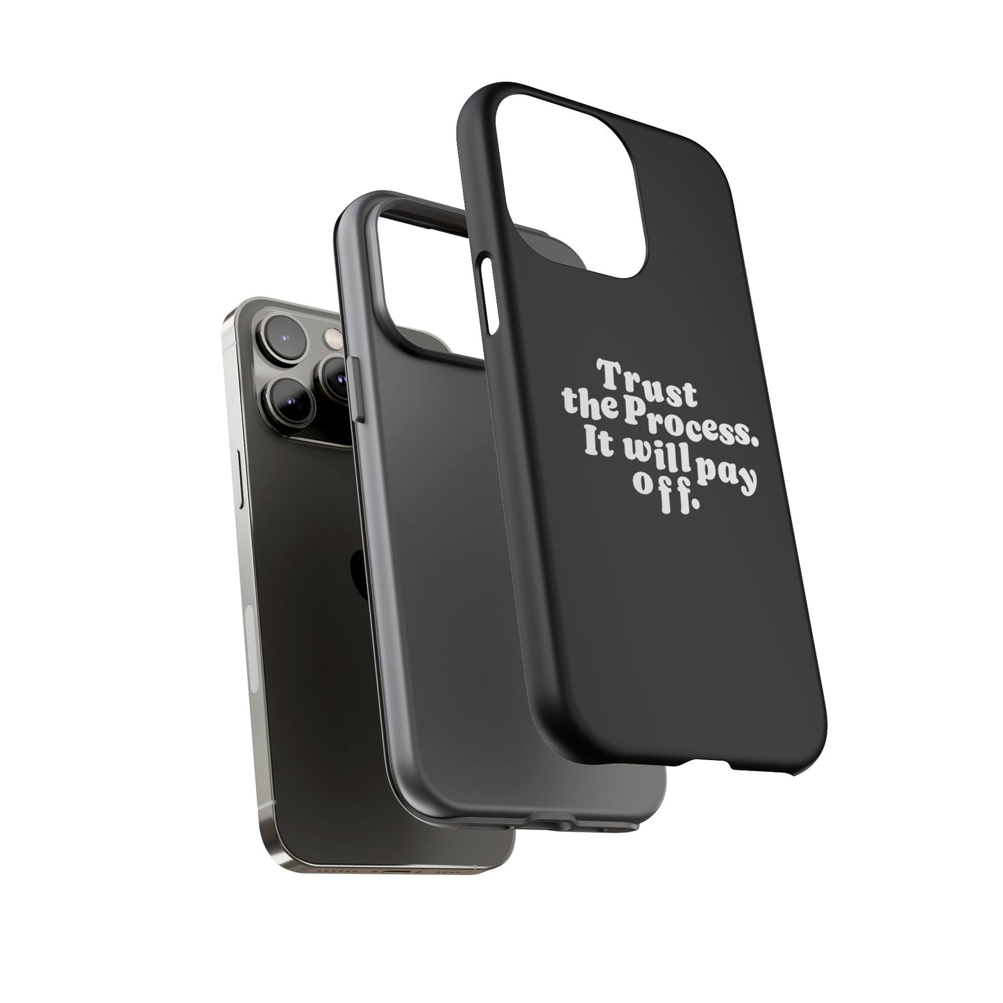 Trust harder Hard Case Schwarz iPhone