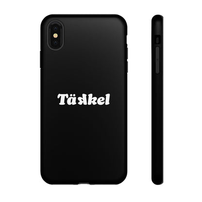TÄKKEL Classic Hard Case Schwarz iPhone