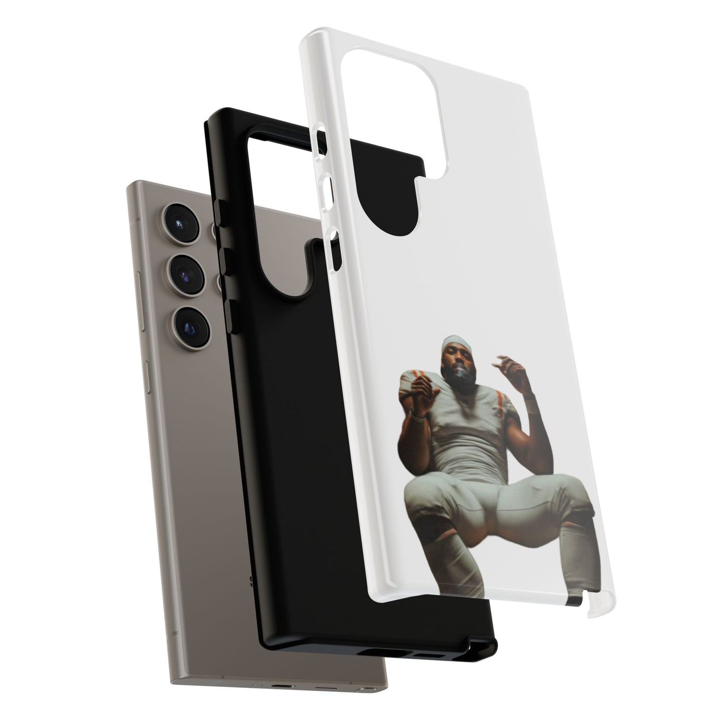 Who´s gonna smoke Hard Case Weiß Samsung