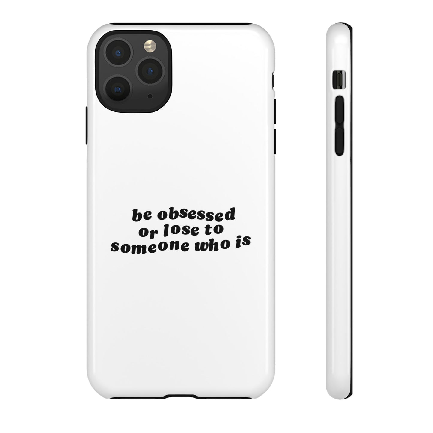 Be Obsessed Hard Case Weiß iPhone