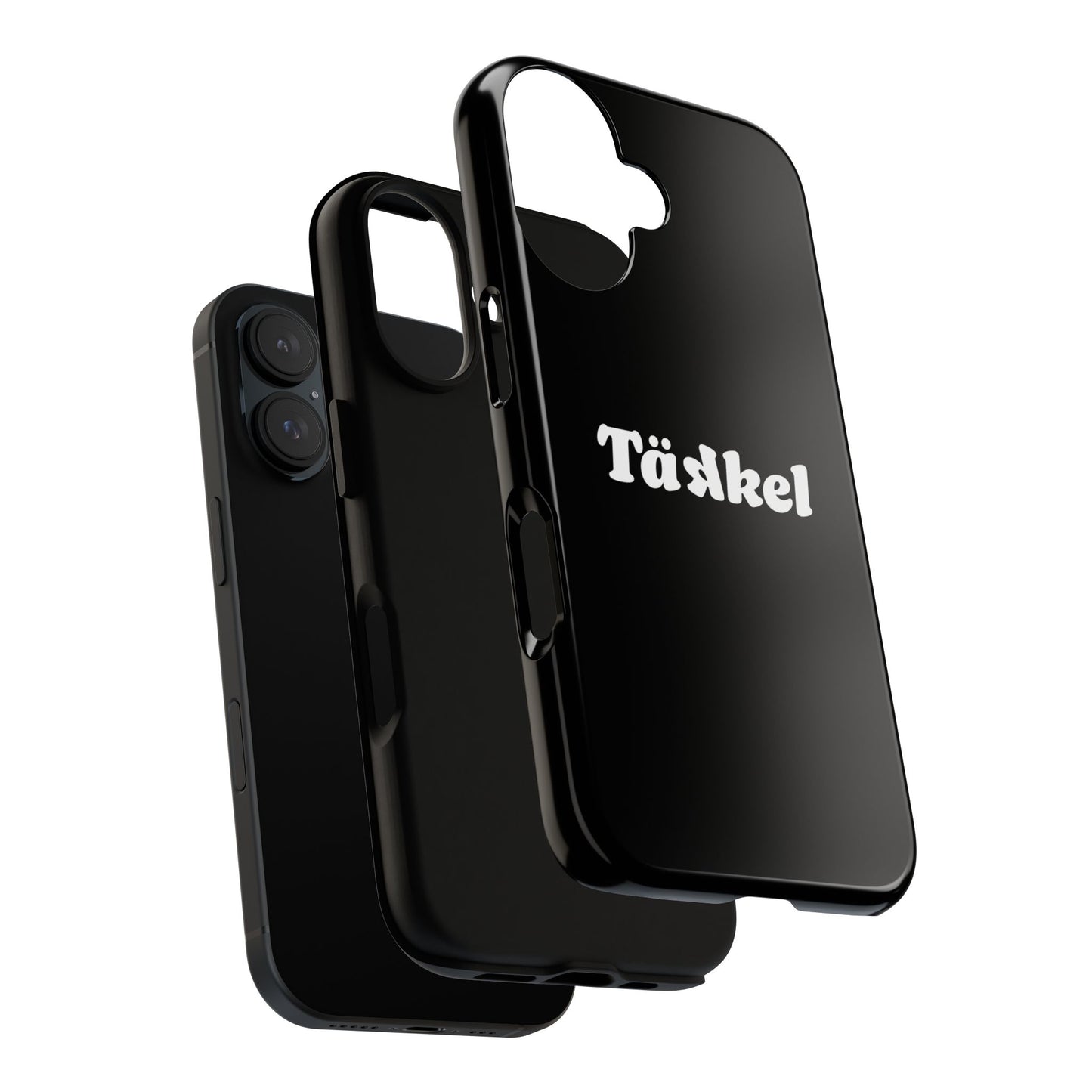 TÄKKEL Classic Hard Case Schwarz iPhone
