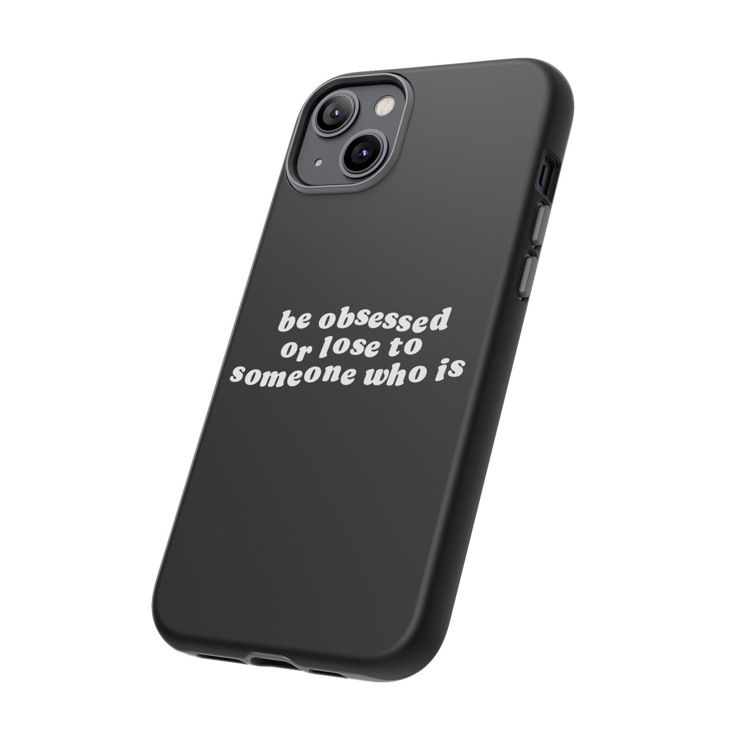 Be Obsessed Hard Case Schwarz iPhone