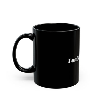 TÄKKEL BLACK MUG - Only QB´s