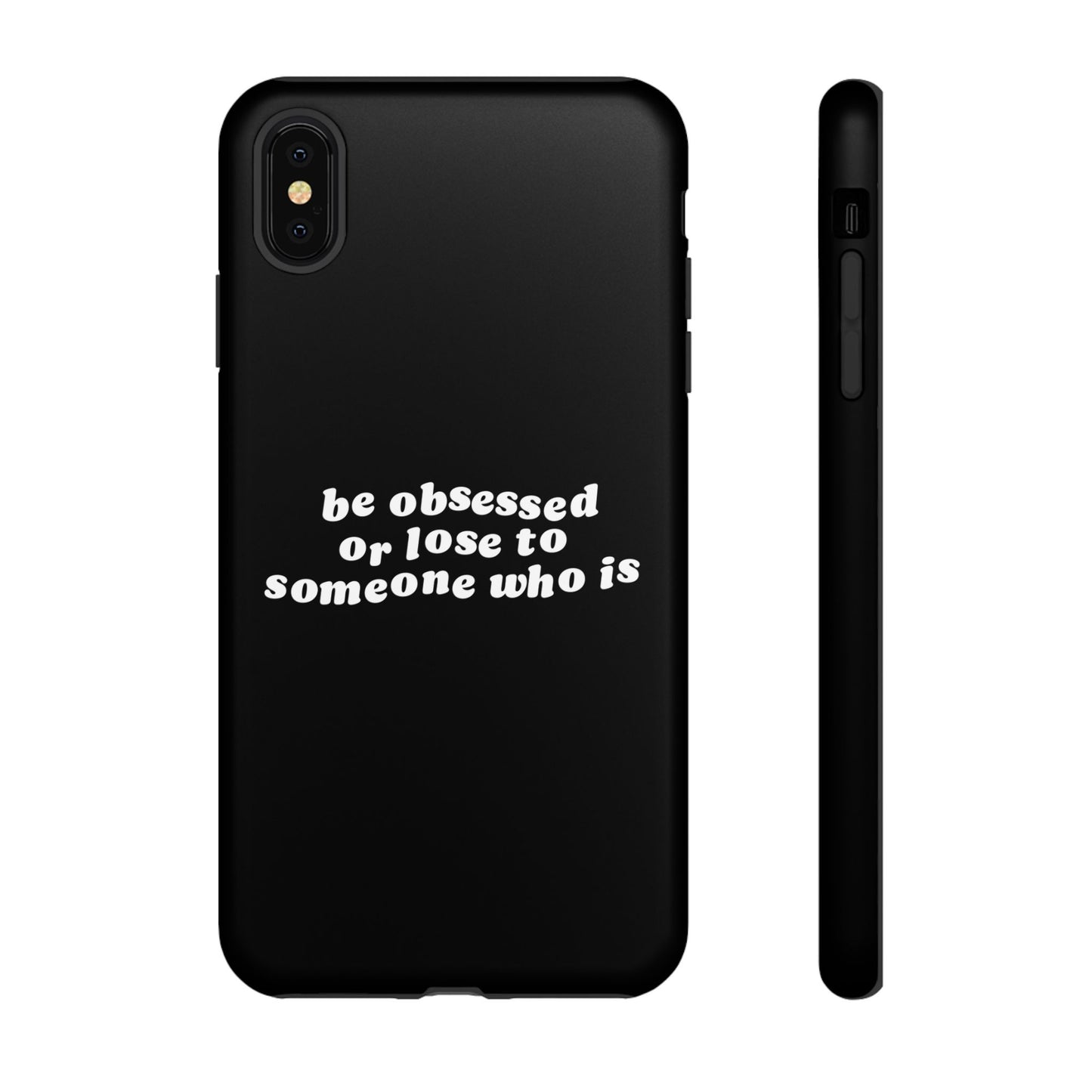 Be Obsessed Hard Case Schwarz iPhone