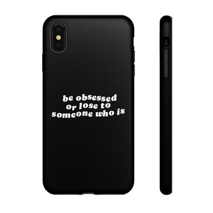 Be Obsessed Hard Case Schwarz iPhone