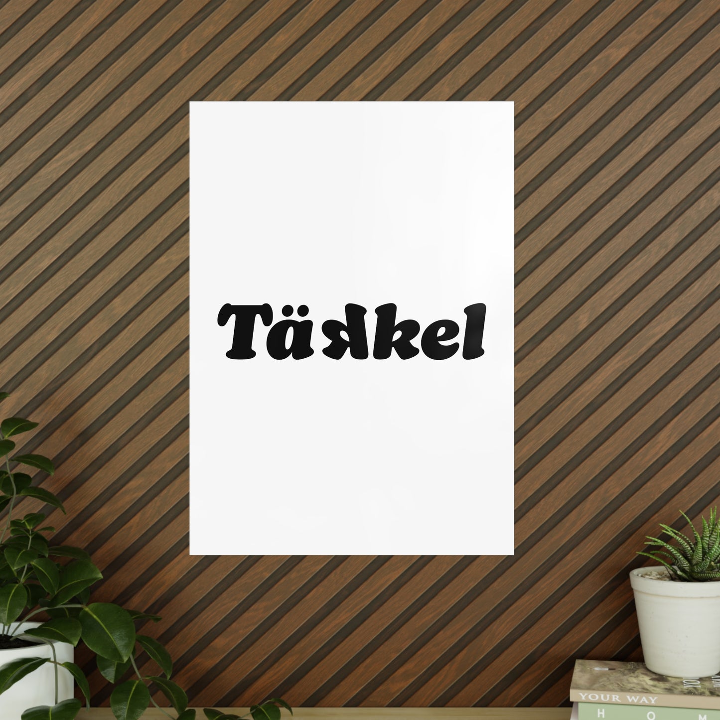 TÄKKEL Poster – Bold Football Statement Design
