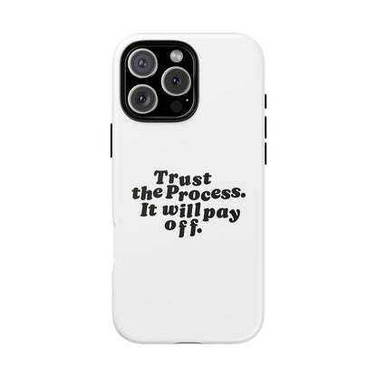 Trust harder Hard Case Weiß iPhone