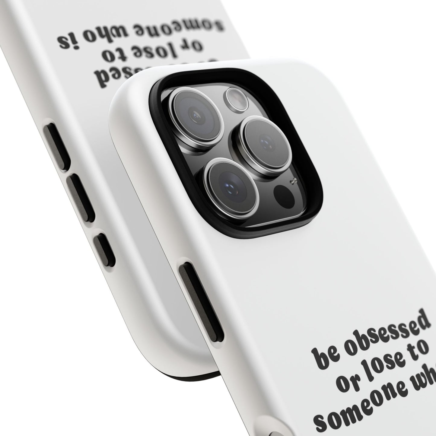 Be Obsessed Hard Case Weiß iPhone