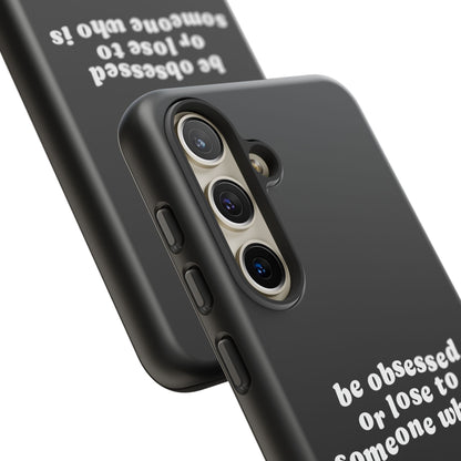 Too Obsessed Hard Case Schwarz Samsung