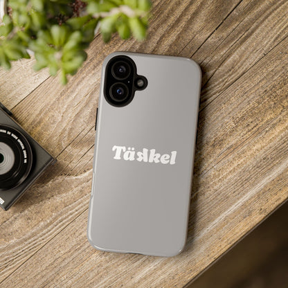 TÄKKEL Classic Hard Case Grau iPhone