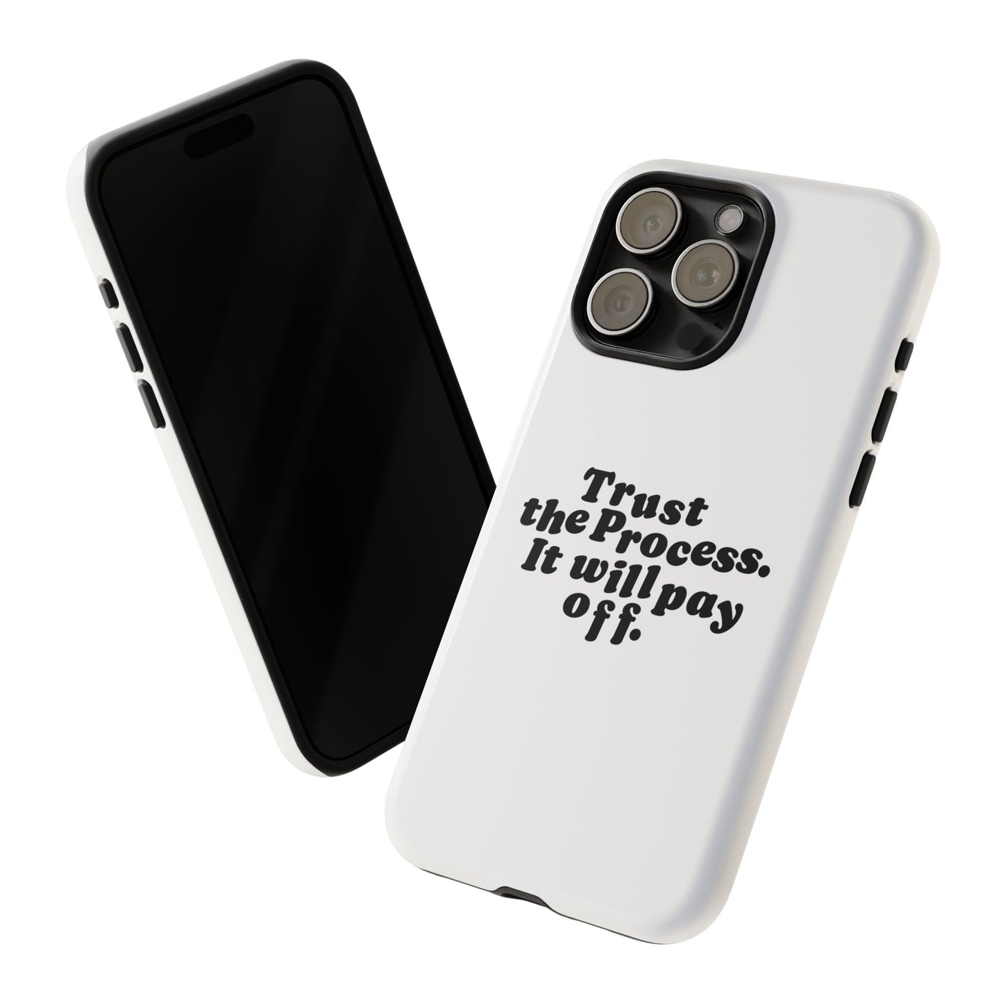 Trust harder Hard Case Weiß iPhone