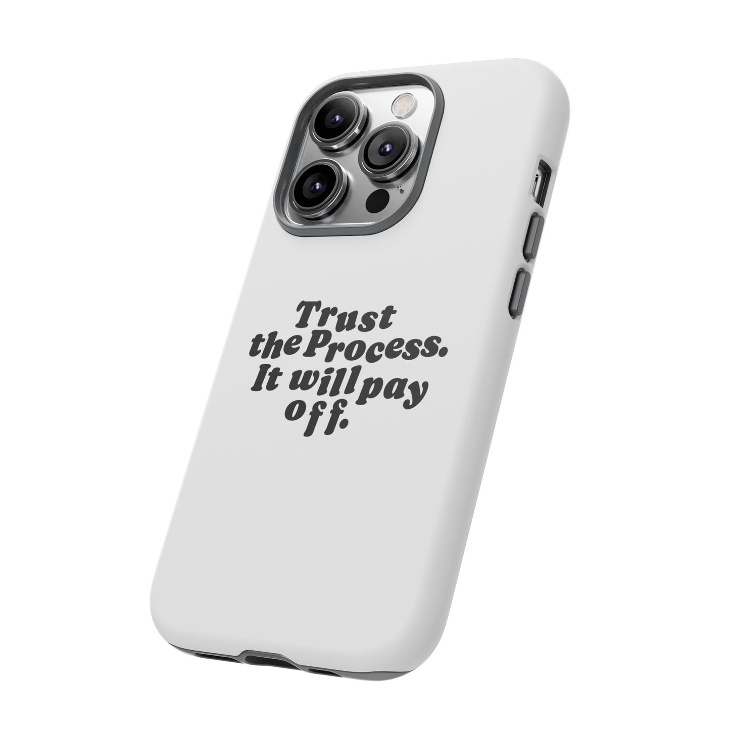 Trust harder Hard Case Weiß iPhone