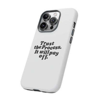Trust harder Hard Case Weiß iPhone