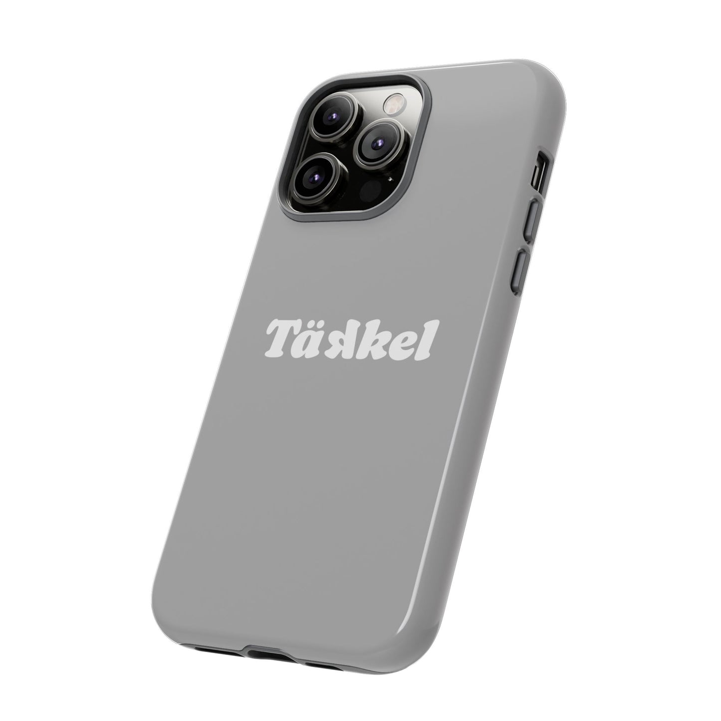 TÄKKEL Classic Hard Case Grau iPhone