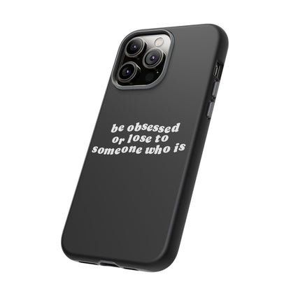 Be Obsessed Hard Case Schwarz iPhone