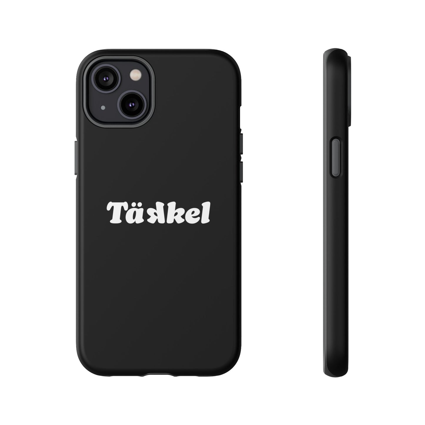 TÄKKEL Classic Hard Case Schwarz iPhone