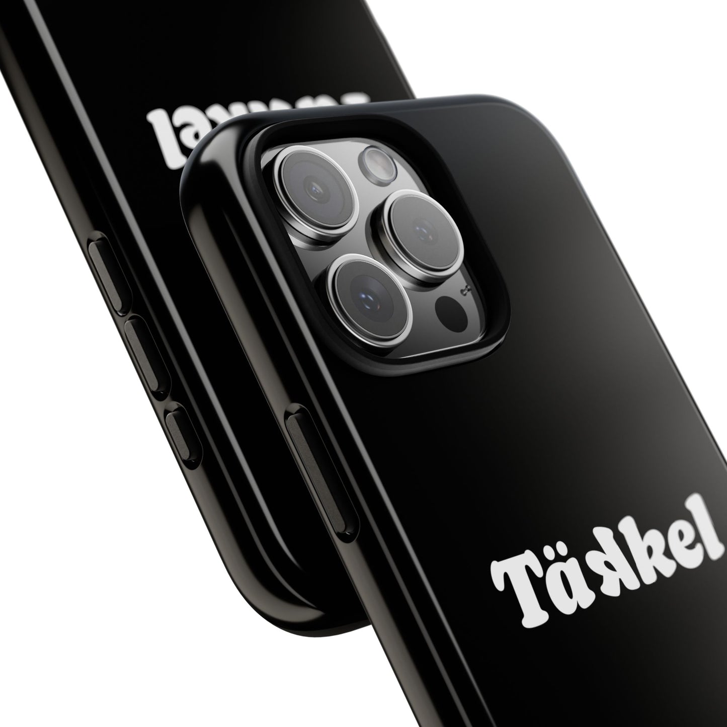 TÄKKEL Classic Hard Case Schwarz iPhone