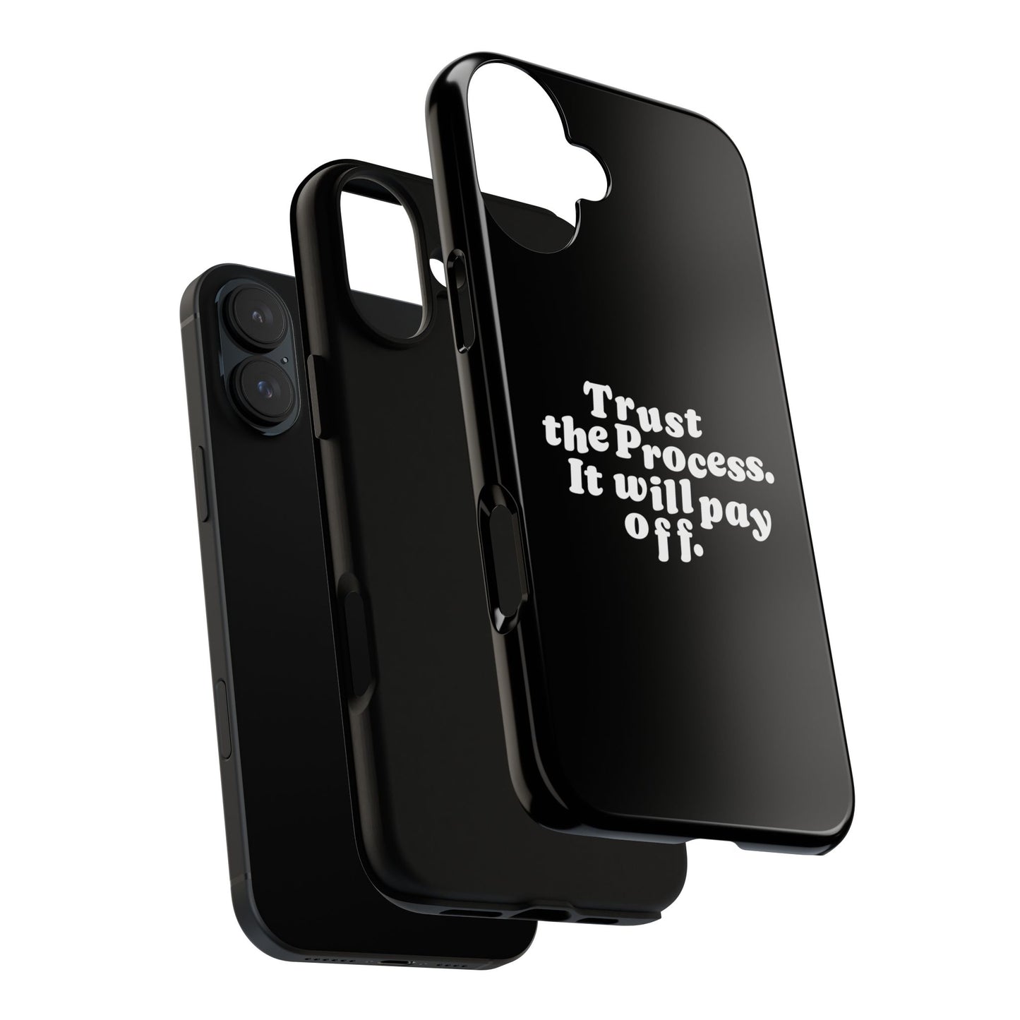 Trust harder Hard Case Schwarz iPhone