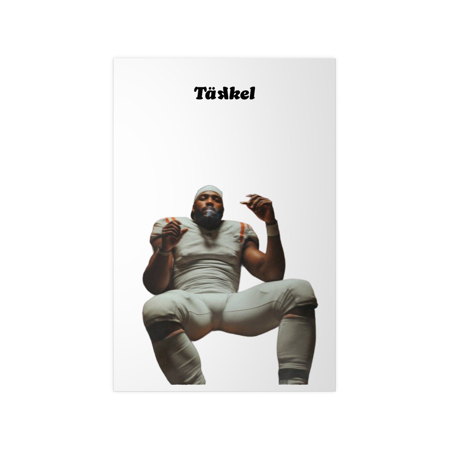TÄKKEL Poster – Football Player Power Design