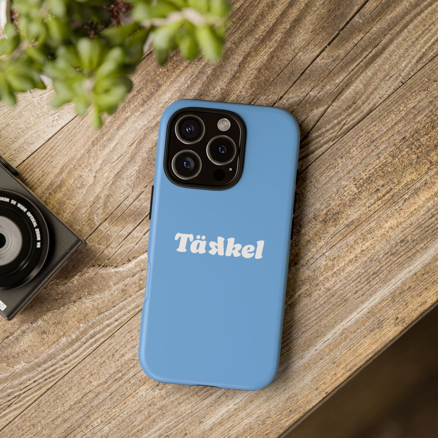 TÄKKEL Classic Hard Case Babyblau iPhone