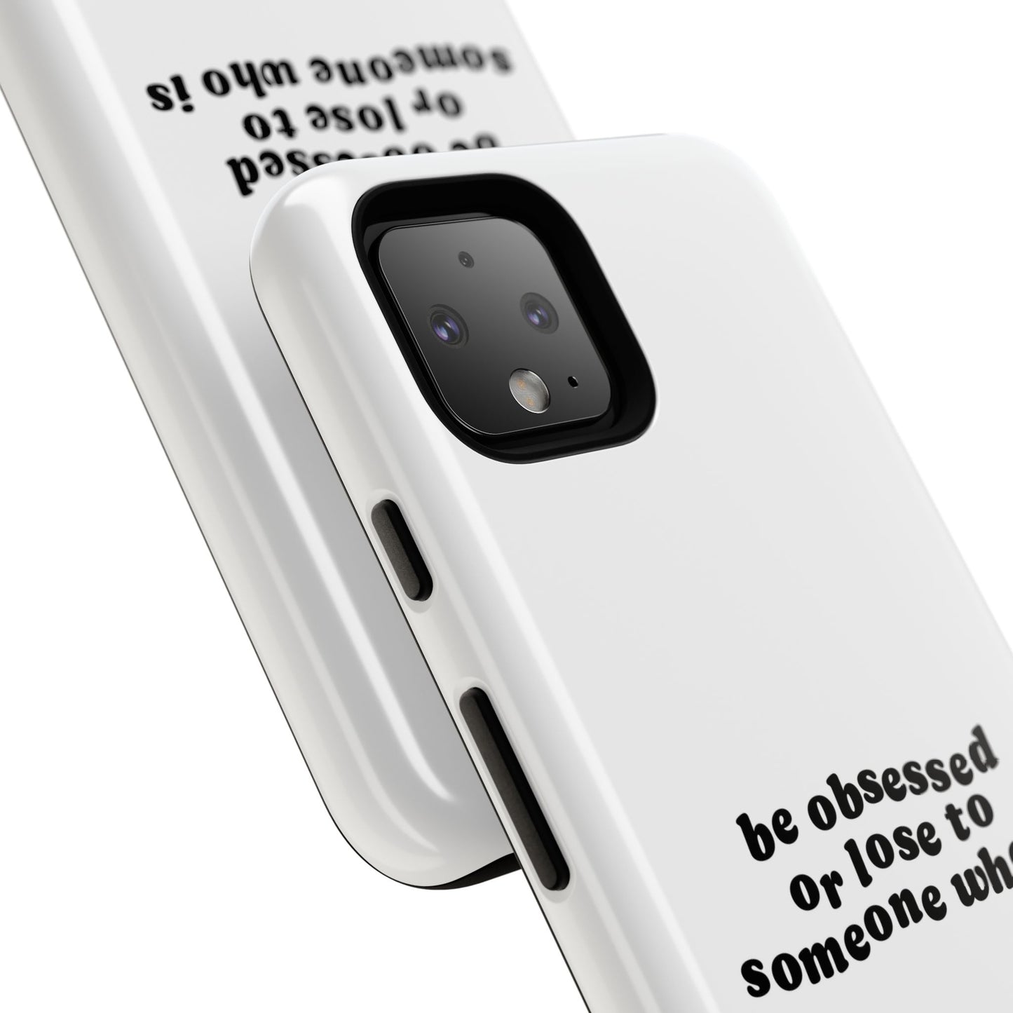 Too Obsessed Hard Case Weiß Google Pixel