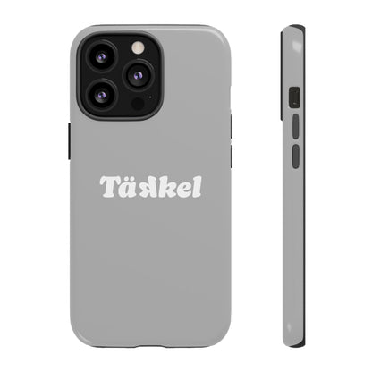 TÄKKEL Classic Hard Case Grau iPhone
