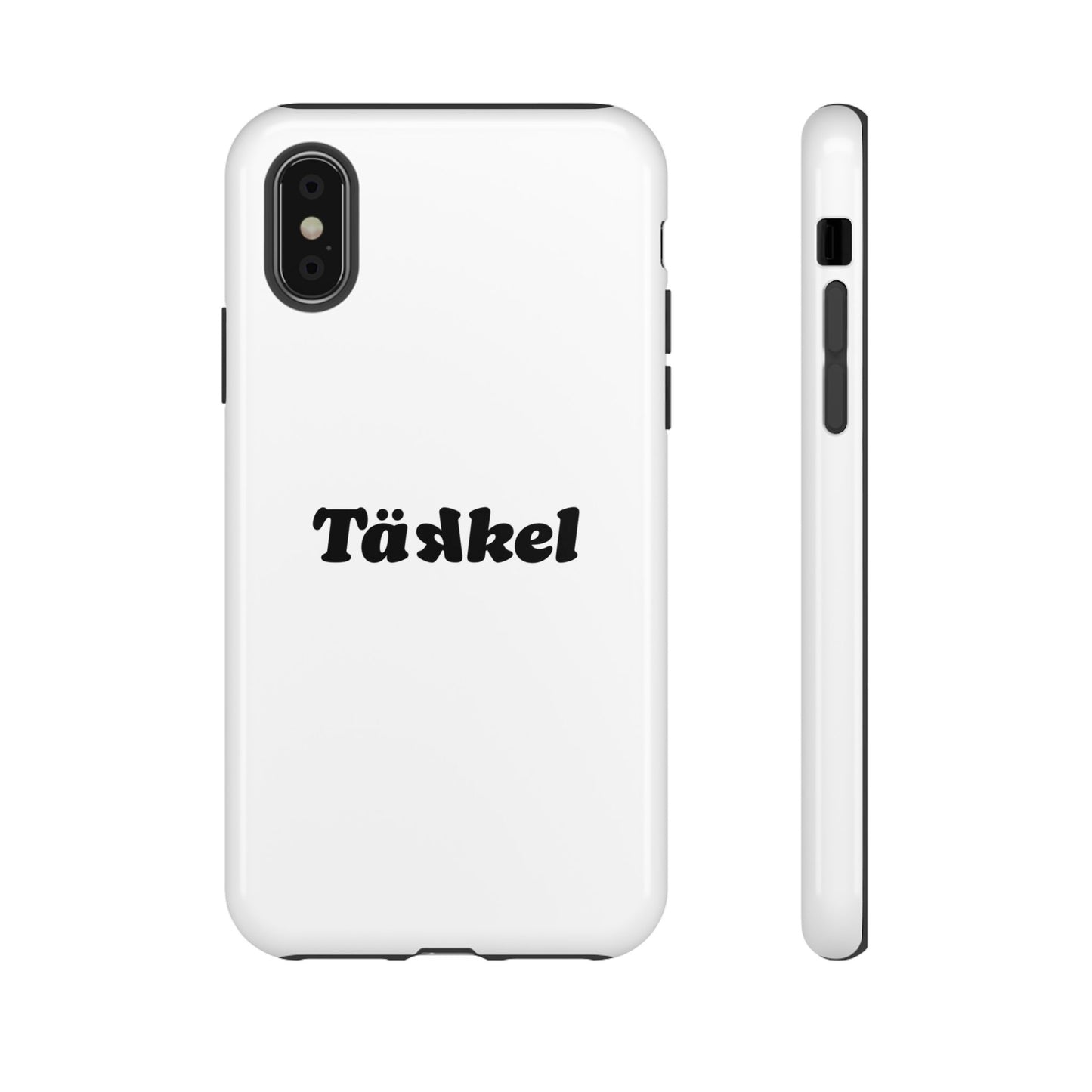 TÄKKEL Classic Hard Case Weiß iPhone